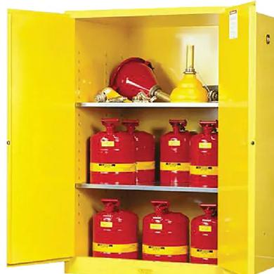 Sure-Grip® Ex Flammable Storage Cabinets, 90 Gal., 2 Door, 43