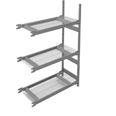 Wide Span Storage Shelving, Steel, Boltless, 1340 lbs. Capacity, 42