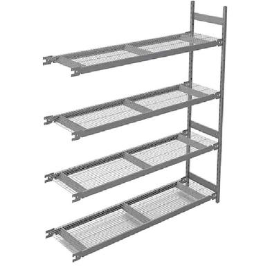 Wide Span Storage Shelving, Steel, Boltless, 800 lbs. Capacity, 72