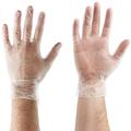 GLOVES Delight PF, Aurelia Vinyl gloves Clear, S, M, L ,XL