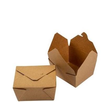 Take Out Food Container Paper Kraft #1, 26oz Natural, Case 450