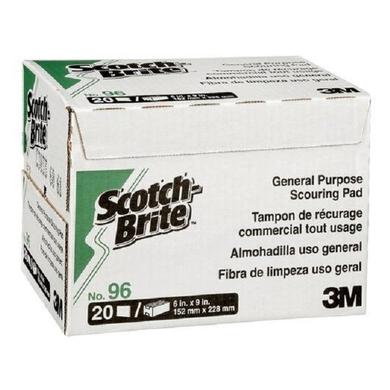 SCOTCH BRITE 6X9 GREEN PADS 3M #96