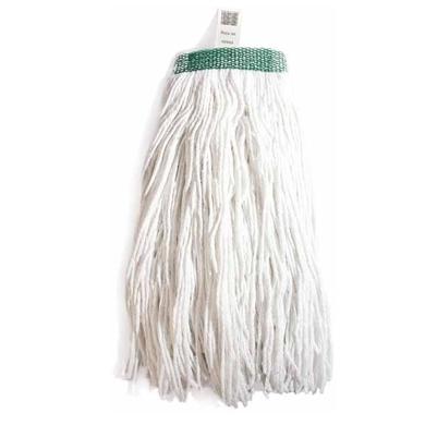 Wet Mop 16 Oz White Rayon Narrow Band Cut Ends