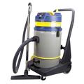 Wet and Dry Commercial Vacuum Cleaner - Capacity of 16 gal (60.5 L) - 2 Motors - Tank on Tilting Trolley - Electrical Outlet for Power Nozzle - 10' (3 m) Hose - Metal Wands - Brushes and Accessories Included - IPS KOALA 420B JV