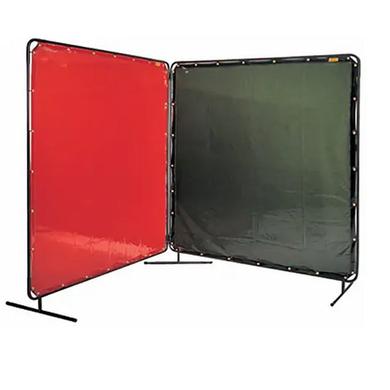 Welding Screen and Frame, Orange, 8' x 6'