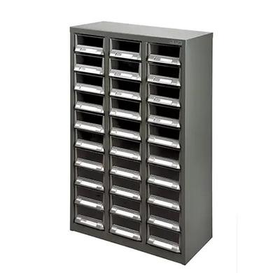 KPC-200 Parts Cabinets, Galvanized Steel, 30 Drawers, 21-3/10