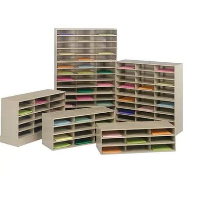 Data Organizers, Stationary, 12 Slots, Steel, 33-3/4