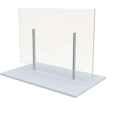 Freestanding Board Mount Sneeze Guard, 36