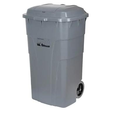 Roll Out Garbage Bin, Polyethylene, 65 US gal.