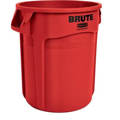 Vented Brute® Waste Container, Plastic, 20 US gal.